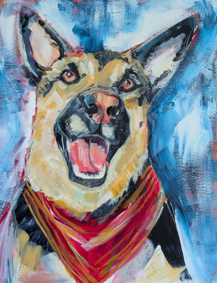 Smiling GSD Smiling GSD